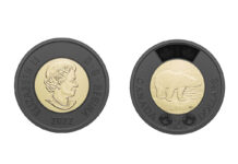 カナダ造幣局、故エリザベス女王の2ドル記念硬貨を発行 カナダ造幣局が発行するイギリスの故エリザベス女王を記念した2ドル硬貨のデザイン。Image from Royal Canadian Mint