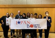 日本好き高校生たちが知識を競うクイズ大会「ジャパンボウル2023」開催 JETプログラム同窓会BC・ユーコン支部(JETAABC)から実行委員のみなさん。2023年3月11日、日系文化センター・博物館。Photo by Akane Ikeda/Japan Canada Today