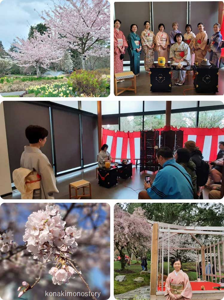 Sakura Days Japan Fair 2023 茶道裏千家バンクーバー協会による茶席。写真：コナともこ