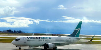 ウエストジェットの狭すぎる座席、動画拡散で議論に WestJet (file photo)