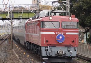 鉄旅オブザイヤー2022年度のグランプリ受賞ツアーで乗車したJR東日本の「カシオペア」＝2017年2月27日、埼玉県で大塚圭一郎撮影