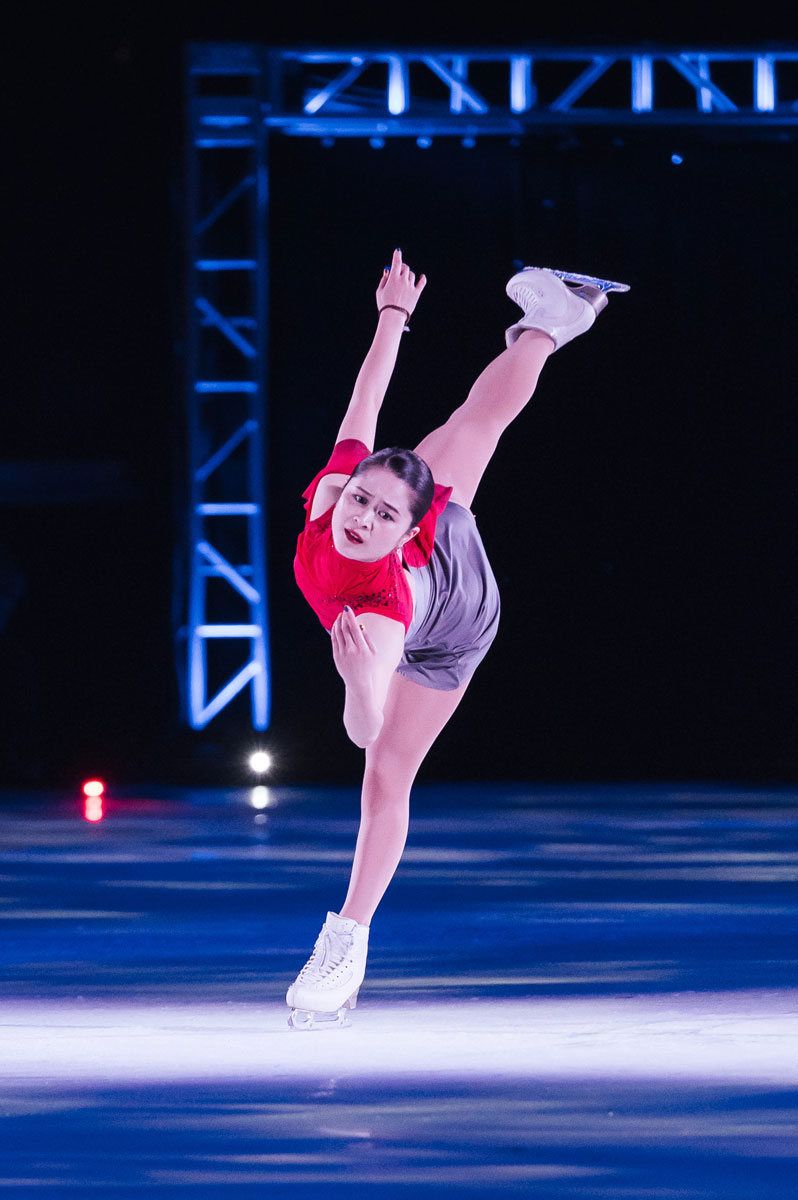 Stars on Ice Canadaに出演の宮原知子さん。2023年5月18日、Rogers Arena, Vancouver。 Photo credit: Timothy Nguyen, Photo provided by Stars on Ice Canada