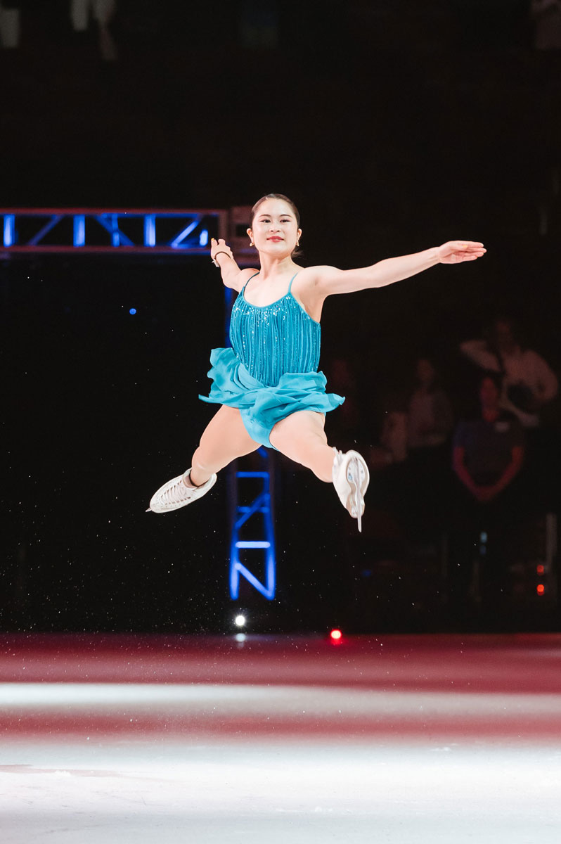 Stars on Ice Canadaに出演の宮原知子さん。2023年5月18日、Rogers Arena, Vancouver。 Photo credit: Timothy Nguyen, Photo provided by Stars on Ice Canada