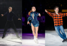 Stars on Ice 2023カナダツアー、いよいよ5月18日にバンクーバーで開催 Stars on Ice 2023 Canada Tourに出演する、左から、カート・ブラウニングさん、宮原知子さん(Photo Credit Danielle Earl)、キーガン・メッシングさん(Photo Credit Danielle Earl)。Photo provided by Stars on Ice 2023 Canada Tour