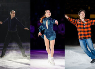 Stars on Ice 2023カナダツアー、いよいよ5月18日にバンクーバーで開催 Stars on Ice 2023 Canada Tourに出演する、左から、カート・ブラウニングさん、宮原知子さん(Photo Credit Danielle Earl)、キーガン・メッシングさん(Photo Credit Danielle Earl)。Photo provided by Stars on Ice 2023 Canada Tour