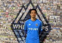 GK高丘アシストも、チームはサウンダーズに逆転負け GK高丘、試合後にロッカールームの前で。シアトル・サウンダーズ戦。2023年7月8日、BCプレース。Photo by Japan Canada Today