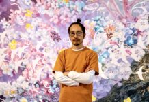 池田学 北米初大規模個展 “Flowers from the Wreckage” 前編「ウィスラーマウンテンから新たな海へ」 池田学さん。オデイン美術館/ウィスラー。Photo by Leo FK/Japan Canada Today