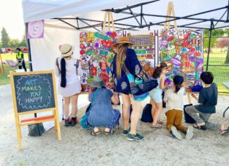 夏の野外アートフェスティバル、CREATE! Arts Festivalが今年も開催 Serena Chu Mural Image. Photo by Serena Chu/CREATE! Arts Festival