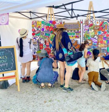 夏の野外アートフェスティバル、CREATE! Arts Festivalが今年も開催 Serena Chu Mural Image. Photo by Serena Chu/CREATE! Arts Festival