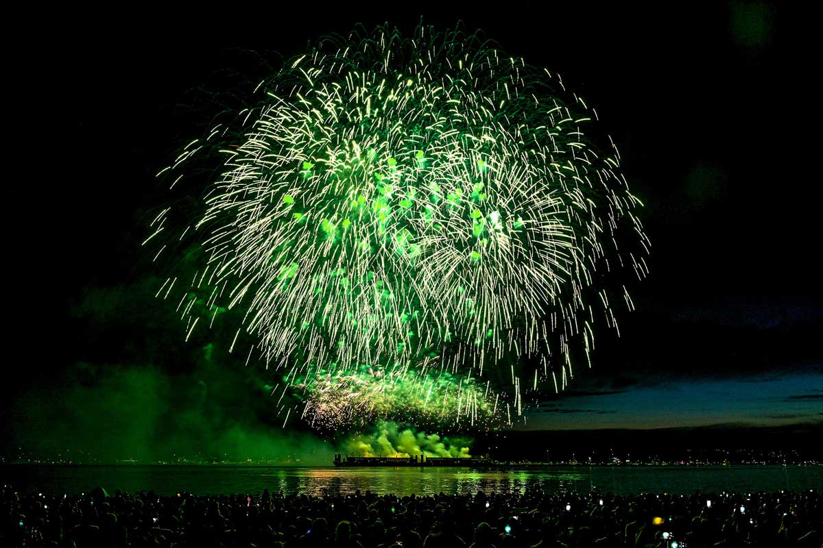 Australia in Honda Celebration of Light 2023; July 22, 2023, English Bay, Vancouver. Photo by Koichi Saito