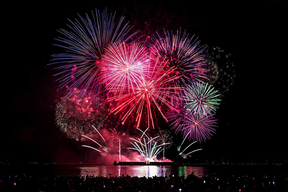 Australia in Honda Celebration of Light 2023; July 22, 2023, English Bay, Vancouver. Photo by Koichi Saito