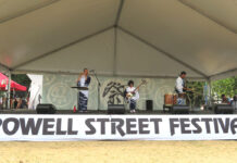 History of the Japanese Canadian Community トロントから出演のten ten。2023年8月6日、バンクーバー市オッペンハイマー公園。Photo by Japan Canada Today