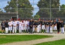 今年も朝日レガシーゲーム開催! 2025年ジャパンツアーに向け発進! 参加者全員で。2023年9月4日、バンクーバー市。Photo by Koichi Saito