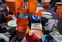 ミッションで250万ドル相当のフェンタニルが見つかる ブリティッシュ・コロンビア州ミッションで見つかったフェンタニル・ラボの内部の様子。Photo from Mission RCMP website