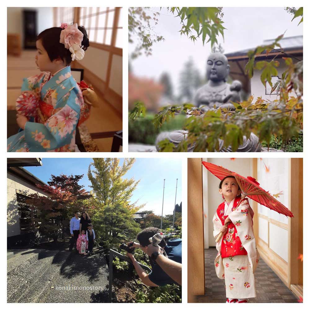 「晴れ着姿で七五三祝い＠東漸寺」写真：コナともこ/平鍋ユキオ