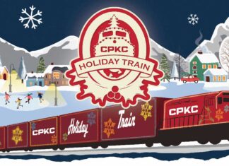 ホリデートレイン、今年もクリスマススピリットを乗せてカナダを横断 CPKC Holiday Train websiteより