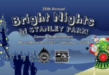 バンクーバー人気クリスマスアトラクション「ブライトナイト」スタンレーパークからサレーへ移転 Image from the City of Vancouver