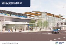 メトロバンクーバーでサレー・ラングレー間に建設予定スカイトレイン新駅名称発表 Willowbrook Station - Surrey Langley SkyTrain Project : Located at 196 St and Fraser Highway. Image by B.C. Ministry of Transportation and Ingrastructure Flickr