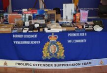 メトロバンクーバーでアマゾン運転手3人が盗難で逮捕される Photo from Burnaby RCMP website