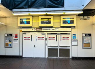 バンクーバーでストライキ、バス・シーバスが完全運行停止で利用できず ストライキの影響で閉鎖されたウォーターフロント・ステーションのシーバス入り口。2024年1月22日、バンクーバー市。Photo by Japan Canada Today