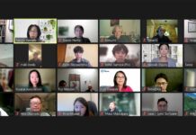 2024年度 企友会年次総会・懇親会開催 参加者のみなさま(Zoomにて)。写真:企友会