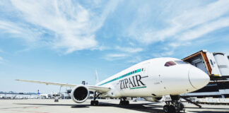 日本LCC初のバンクーバー就航「ZIPAIR Tokyo」マーケティングマネージャー森本マーク氏インタビュー ZIPAIR機。写真:ZIPAIR Tokyo