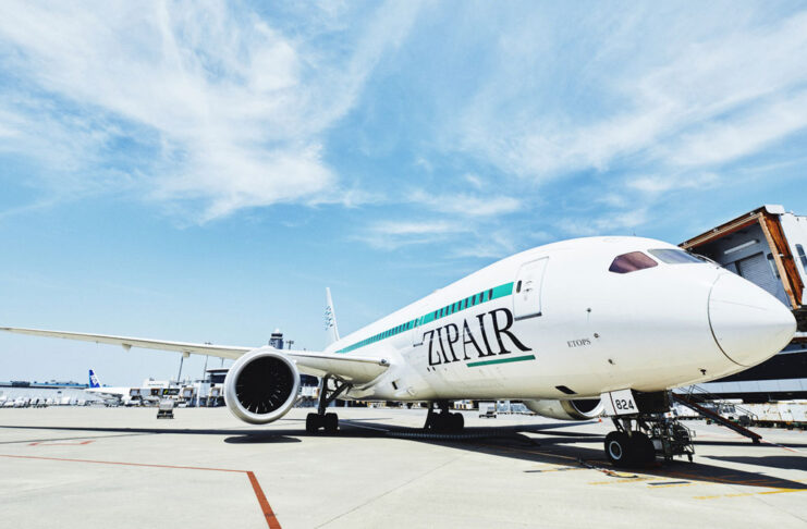 日本LCC初のバンクーバー就航「ZIPAIR Tokyo」マーケティングマネージャー森本マーク氏インタビュー ZIPAIR機。写真:ZIPAIR Tokyo