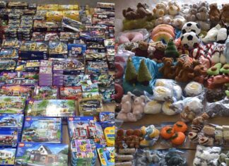 大量の盗品レゴとジェリーキャットがリッチモンド市で見つかる 押収されたレゴ(左)とジェリーキャット。Photo from Richmond RCMP website