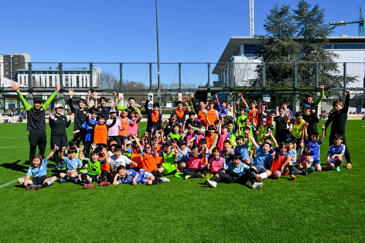 Soccer Fun Day、みんなで元気に！2024年3月17日、UBC。Photo by Koichi Saito/Japan Canada Today