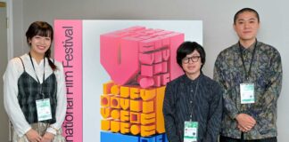 「My Dog is Dead」松永監督、千田監督、主演大石さんがバンクーバー国際映画祭2024来加 左から、大石奈央さん、松永侑監督、千田丈博監督。バンクーバー市内インタビュー会場で。2024年10月1日。Photo by Koichi Saito/Japan Canada Today