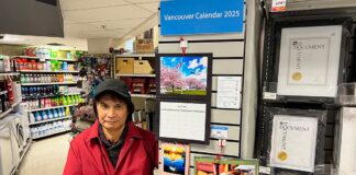 写真家・斉藤光一さんとロンドンドラッグスがコラボ 地元バンクーバー写真家との初の試み 斉藤光一さんと2025年版カレンダーサンプル