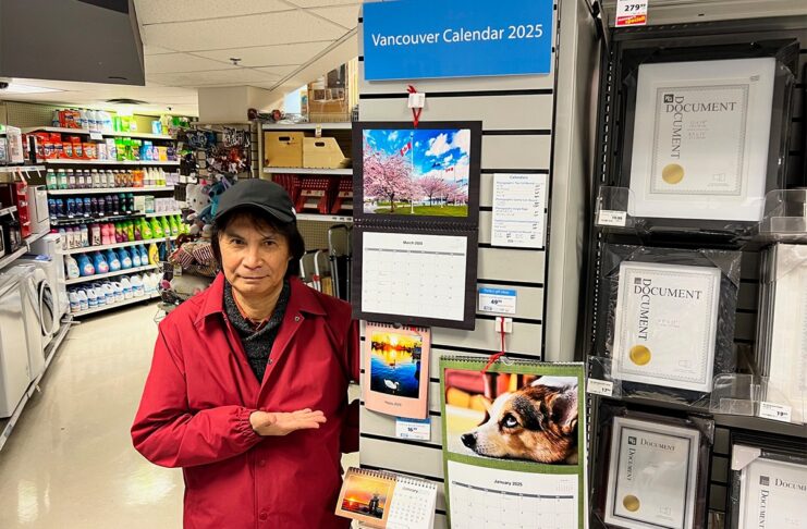 写真家・斉藤光一さんとロンドンドラッグスがコラボ 地元バンクーバー写真家との初の試み 斉藤光一さんと2025年版カレンダーサンプル