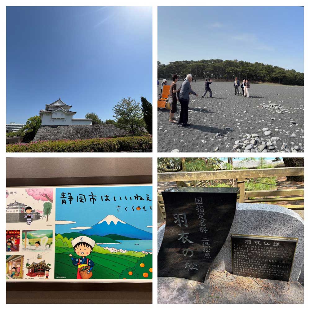 「静岡市 三保の松原、駿府城公園にて」 コナともこ