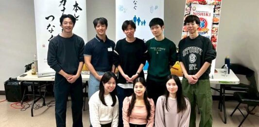 今回のイベントを主催したUBCの留学生さんたち。2025年4月20日、バーナビー市。（提供写真）