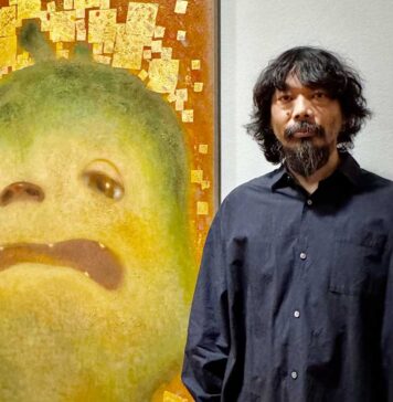 バンクーバー美術館で大谷工作室展「Otani Workshop:Monsters in My Head」 大谷工作室さん。2025年5月25日、バンクーバー市。撮影 Michiru Miyai