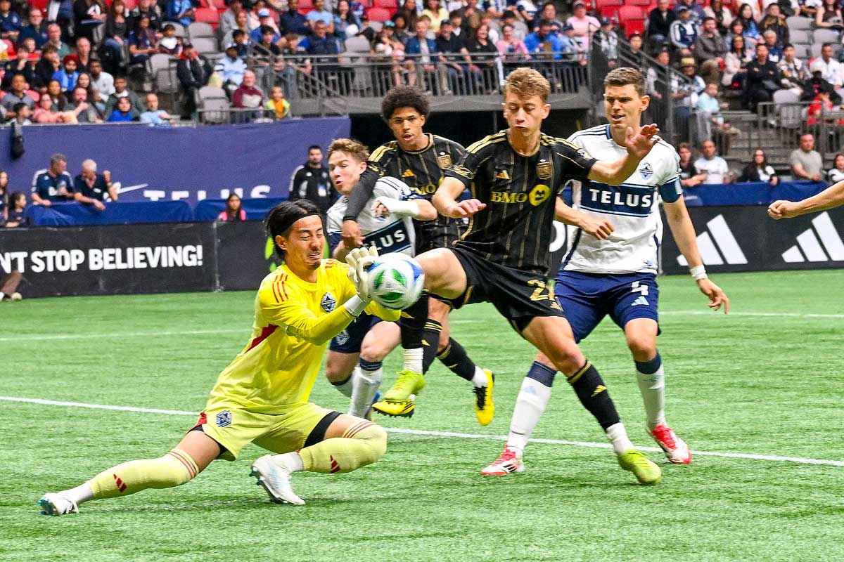 LAFC戦。2025年5月11日、BCプレース。Photo by Koichi Saito/Japan Canada Today