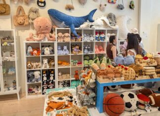 バンクーバー・ガスタウンにキャラクターグッズ専門店「The Little Things」オープン 店内にはジェリーキャット商品がずらり。2025年4月18日、バンクーバー市。撮影 日加トゥデイ