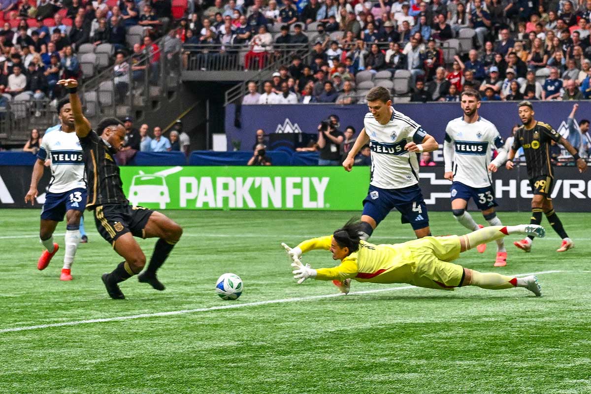 LAFC戦。2025年5月11日、BCプレース。Photo by Koichi Saito/Japan Canada Today