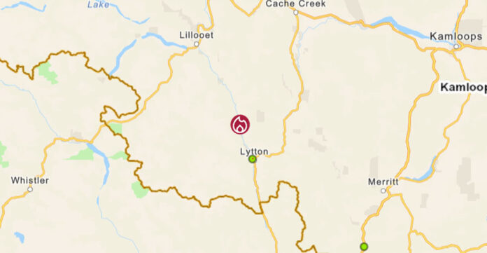 BC Wildfire Serviceウェブサイトより。