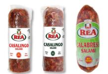 カナダ食品検査庁がサラミのリコールにBC州とサスカチュワン州を追加 リコール対象製品の一部。カナダ食品検査庁(CFIA)ウェブサイトより。