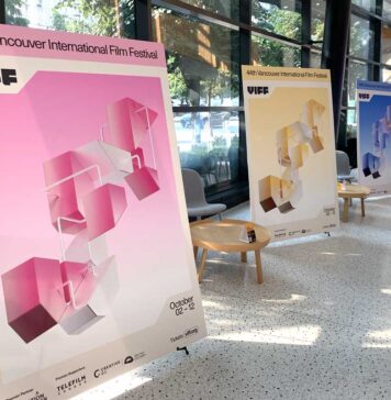 第44回バンクーバー国際映画祭「映画で見る世界中の文化」 VIFF今年のポスター。Photo by Jenna Park/Japan Canada Today