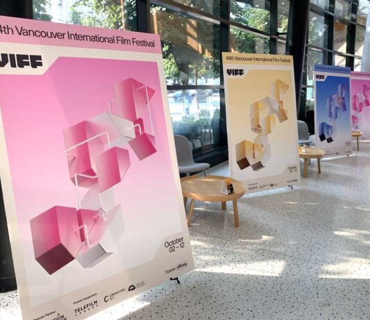 第44回バンクーバー国際映画祭「映画で見る世界中の文化」 VIFF今年のポスター。Photo by Jenna Park/Japan Canada Today