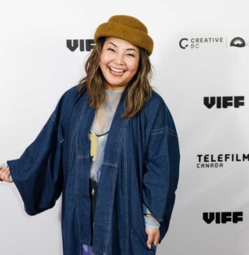 「国宝」と「あかし」VIFF2025観客賞を受賞 レッドカーペットに現れた「あかし」の吉田真由美監督。2025年10月2日、バンクーバー市。Photo provided by VIFF