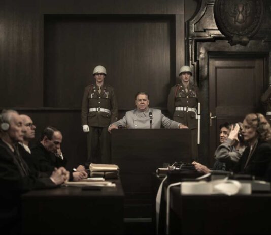 Nuremberg「自国を背負って生きるということ」 「ニュルンベルグ裁判のシーン」Photo by 2025 Sony Pictures Classics