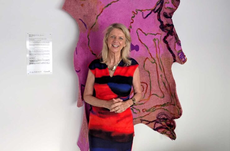 大阪・関西万博カナダ館代表ローリー・ピーターズさんインタビュー「カナダの誇りを日本の人たちに示せた」 カナダ館のローリー・ピーターズ政府代表。2025年10月7日、大阪市。撮影 三島直美/日加トゥデイ