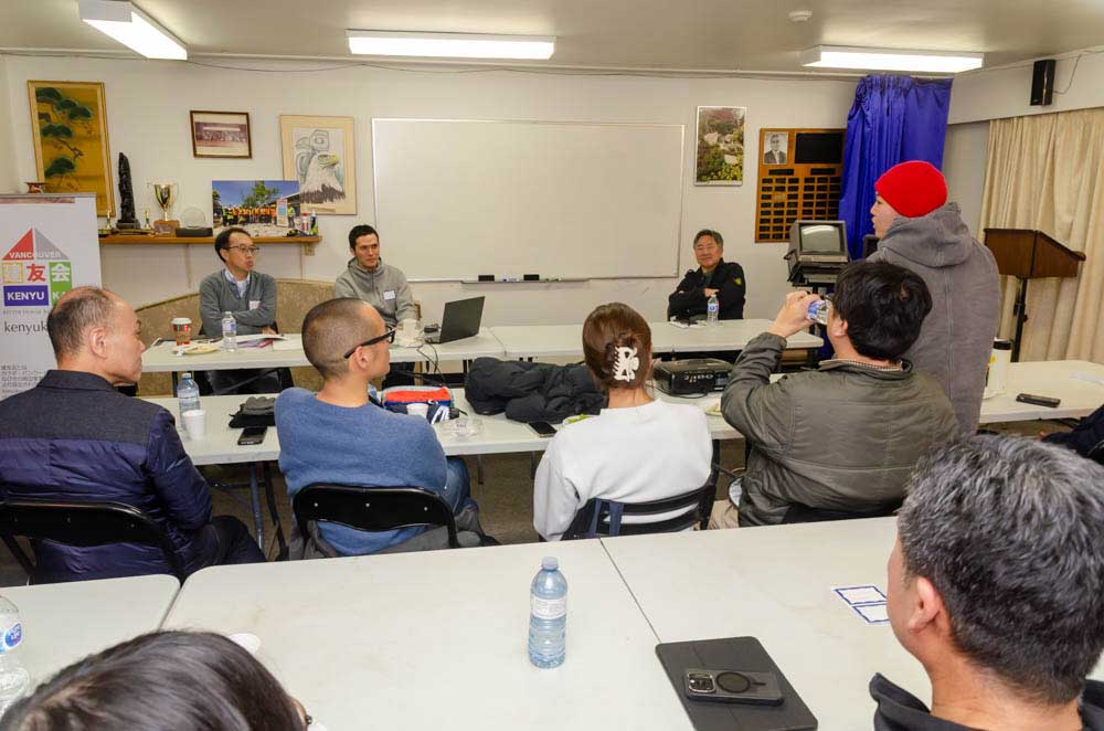 建友会第13回（2026年度）年次総会。2025年11月25日、バンクーバー市。写真　建友会。
