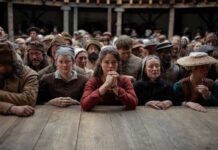 喪失と創作をめぐる静かな愛の物語『Hamnet(邦題:ハムネット)』(クロエ・ジャオ監督) Jessie Buckley stars as Agnes and Joe Alwyn as Bartholomew in director Chloé Zhao’s HAMNET Credit Agata Grzybowska / © 2025 FOCUS FEATURES LLC. ALL RIGHTS RESERVED.