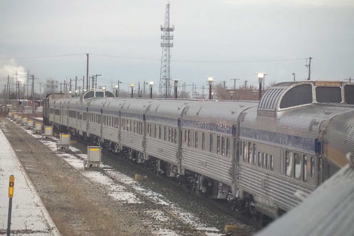ＶＩＡ鉄道カナダの夜行列車「カナディアン」（大塚圭一郎撮影）