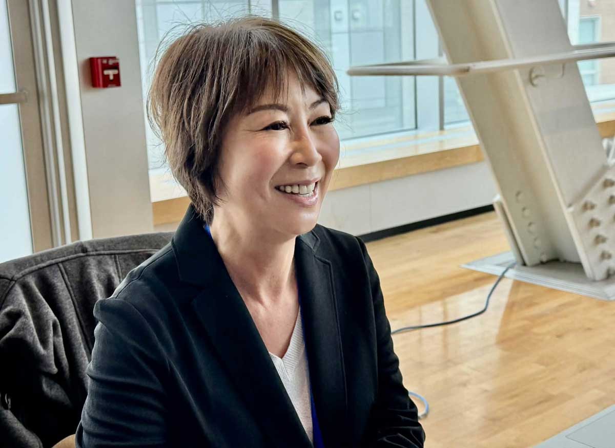 ビザJPカナダ社のビジネスオーナーで企友会会長の白石有紀氏