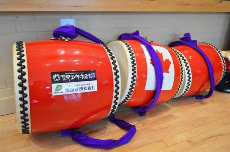 バンクーバー沖縄太鼓の太鼓